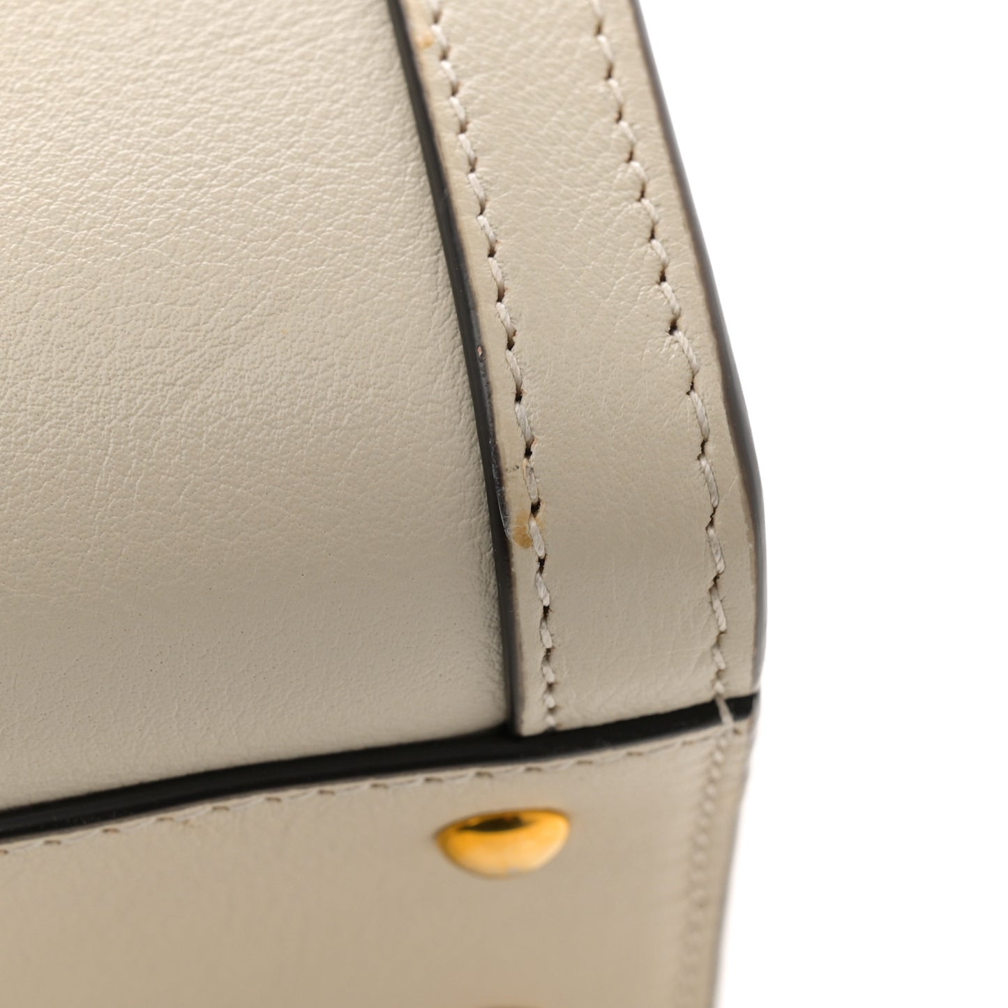 Wonka Grain Calfskin Medium Diana Tote Bag Mystic White Orange Fluo