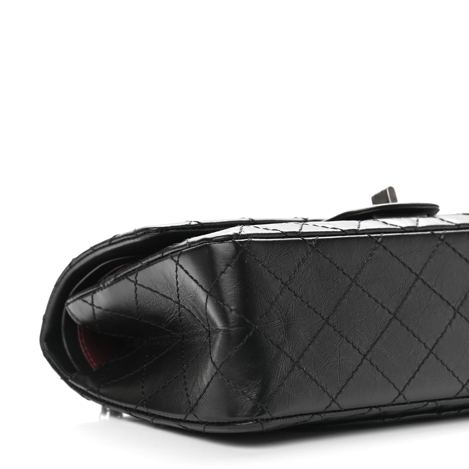 Chanel Aged Calfskin Quilted 2.55 Reissue 225 Flap Black 9 of 10