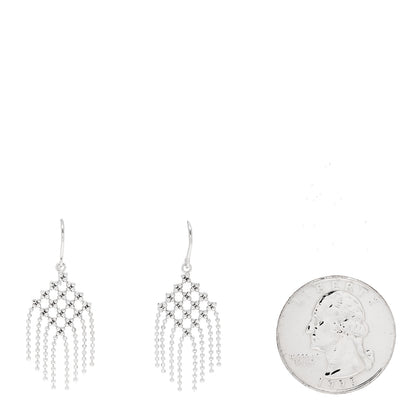 Tiffany 18K White Gold Fringe Earrings 2 of 4