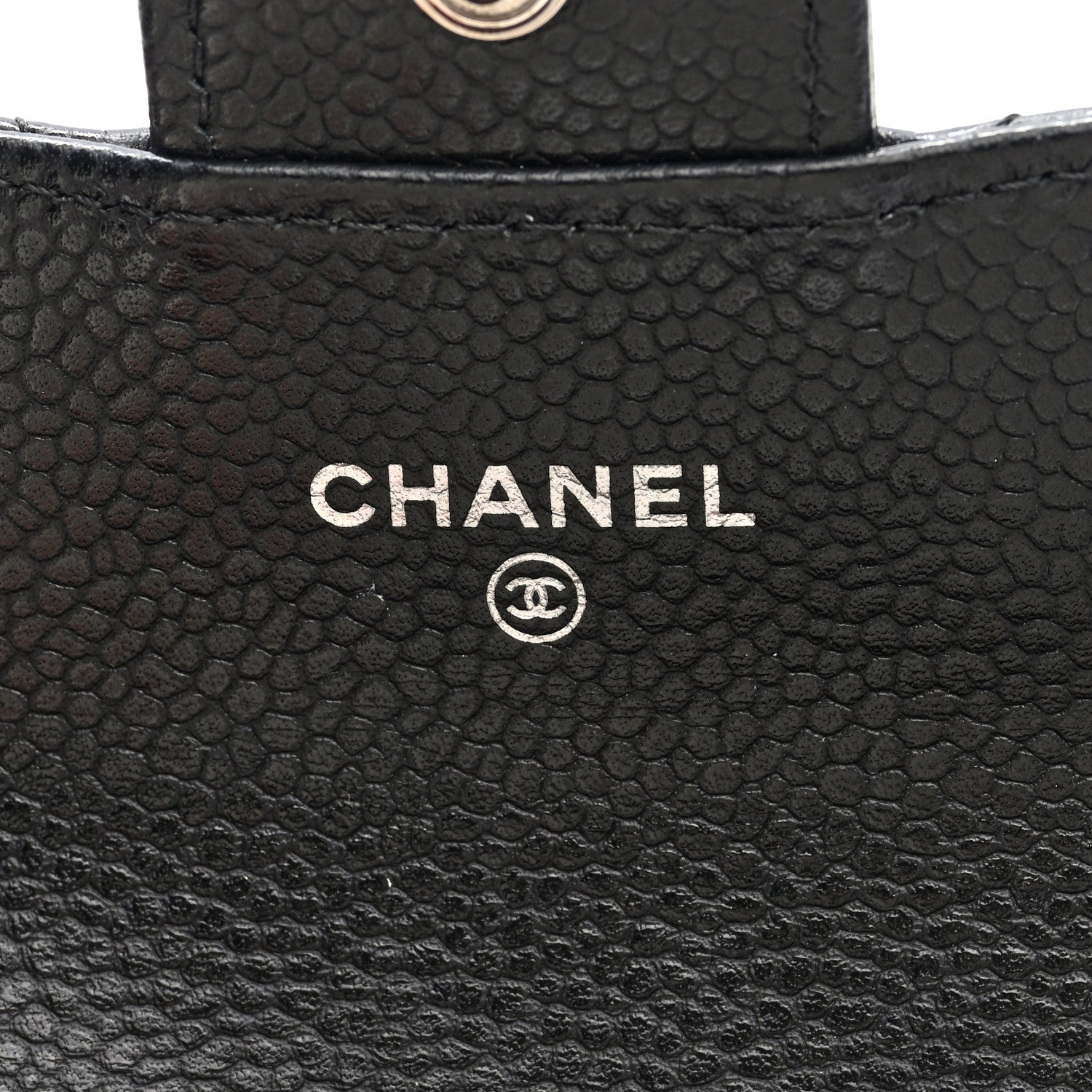 Chanel Caviar Quilted Flap Card Holder Wallet Black 6 of 8