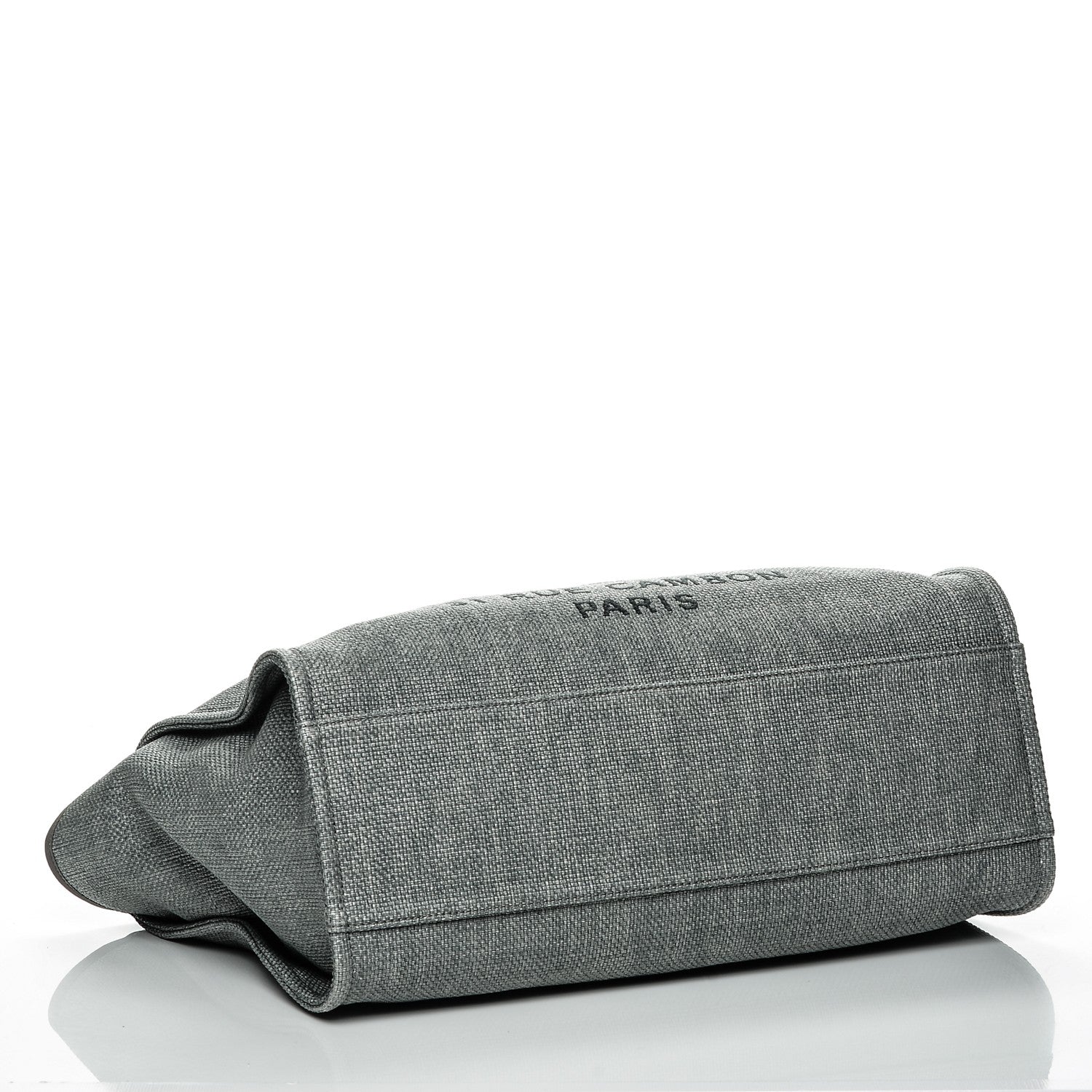 Chanel Canvas Large Deauville Tote Grey 4 of 8