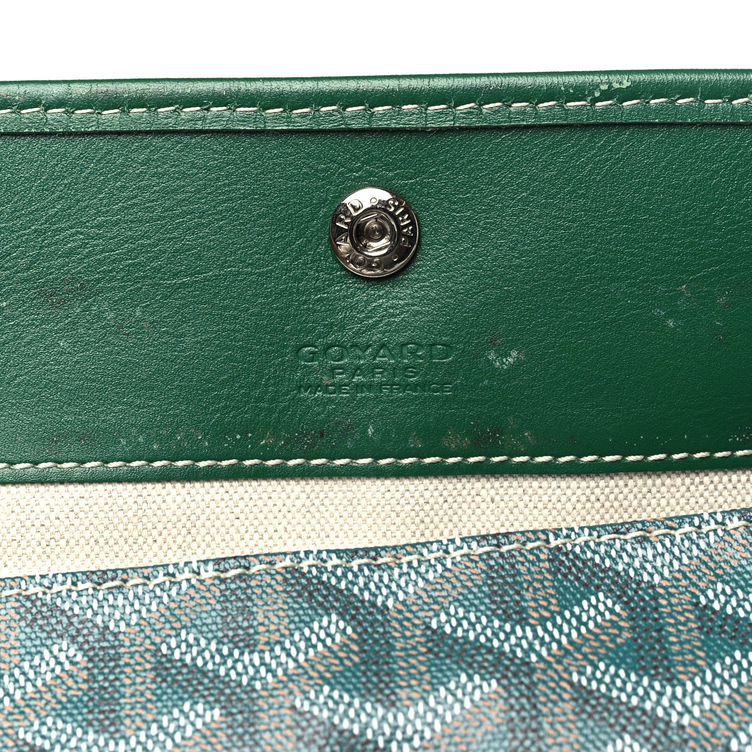 Goyard Goyardine Saint Louis PM Green 7 of 13