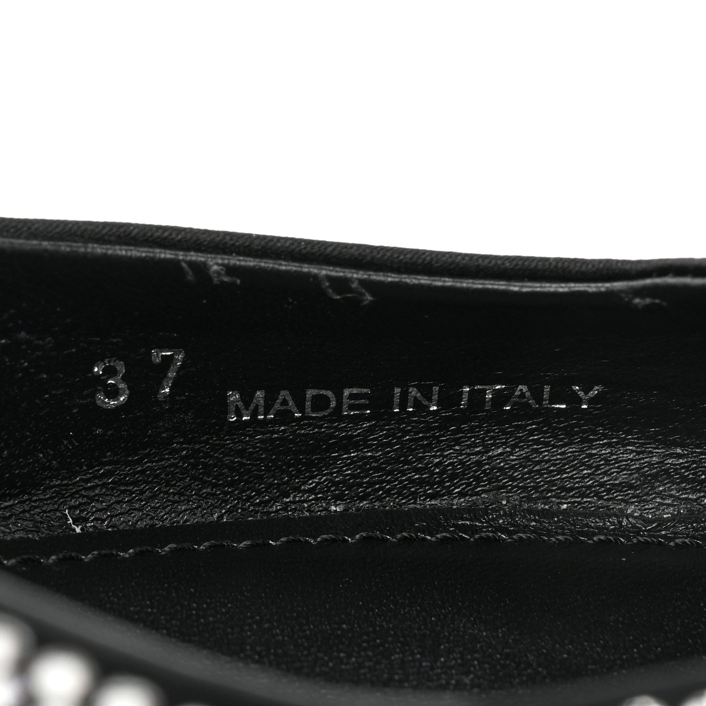 Satin Crystal Logo 45mm Slingback Pumps 37 Cristal