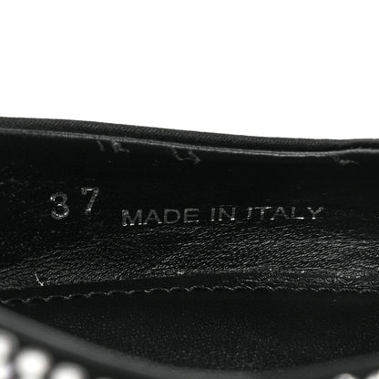 Prada Satin Crystal Logo 45mm Slingback Pumps 37 Cristal 8 of 10