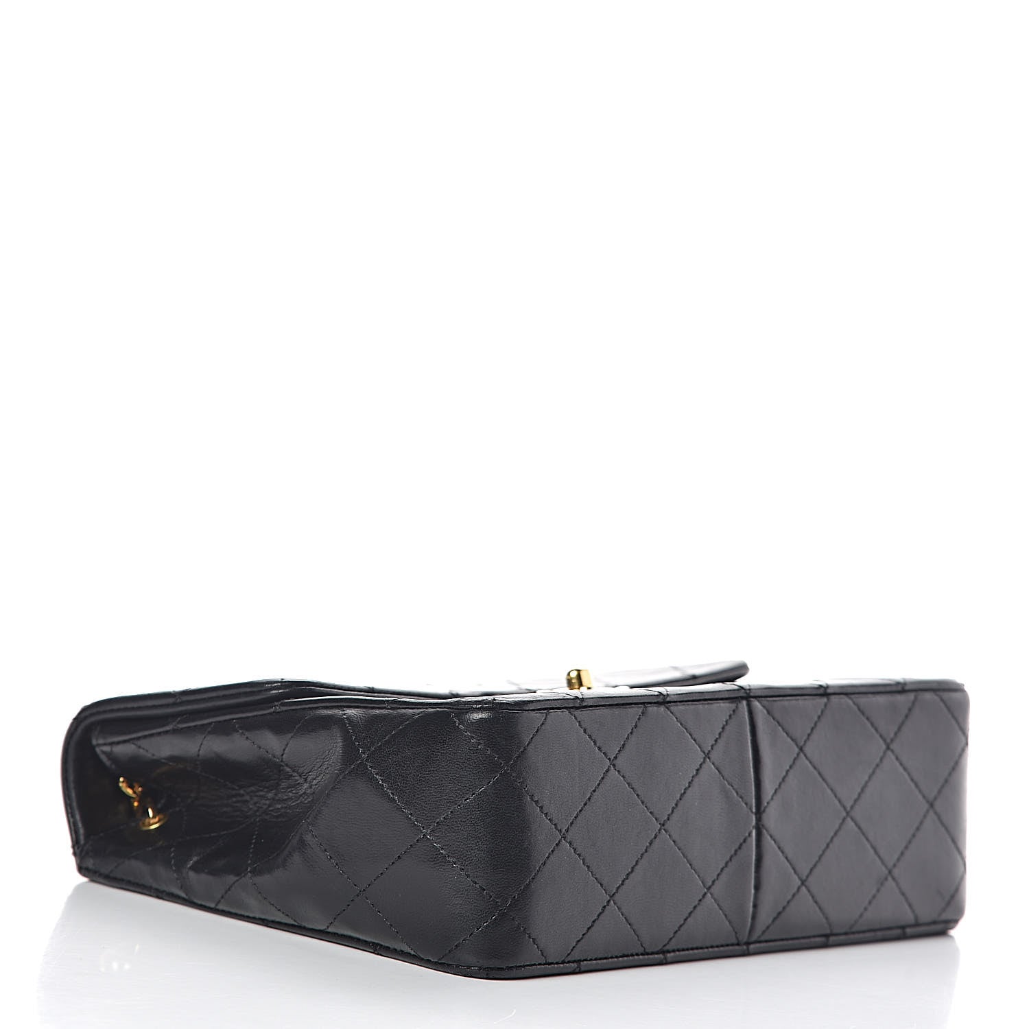 Chanel Lambskin Quilted Mini Square Flap Black 4 of 11