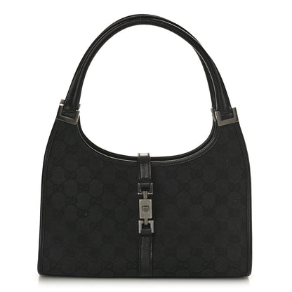 Gucci Monogram Small Bardot Black 1 of 9