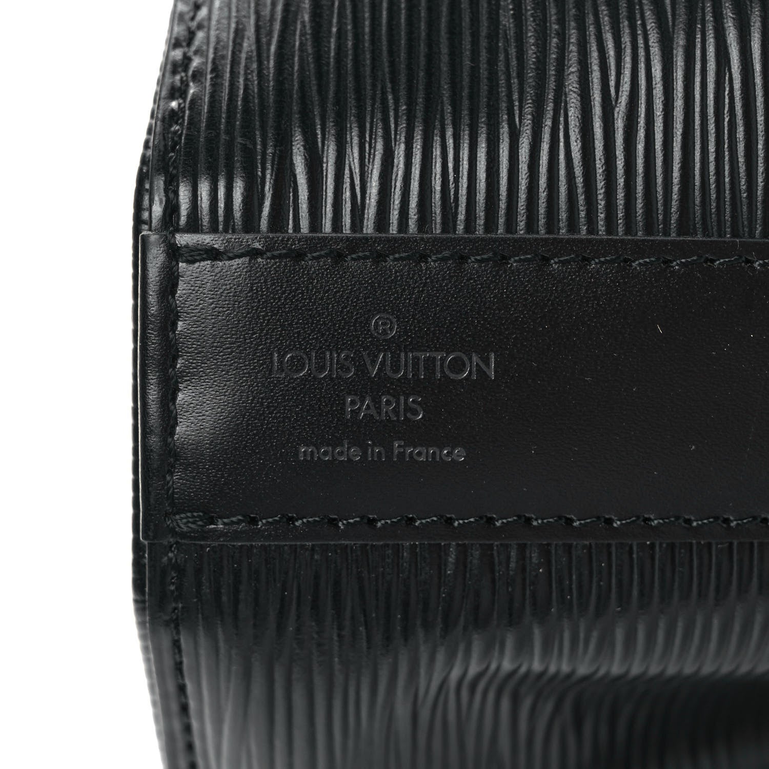 Louis Vuitton Epi Sac D'epaule Black 6 of 8