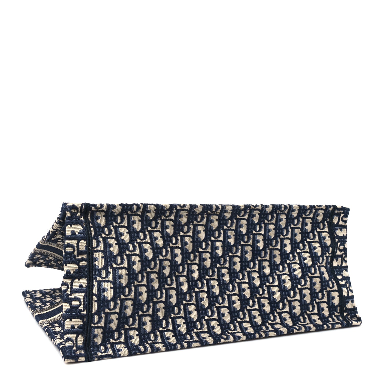 Christian Dior Oblique Large Book Tote Blue Multicolor 4 of 10