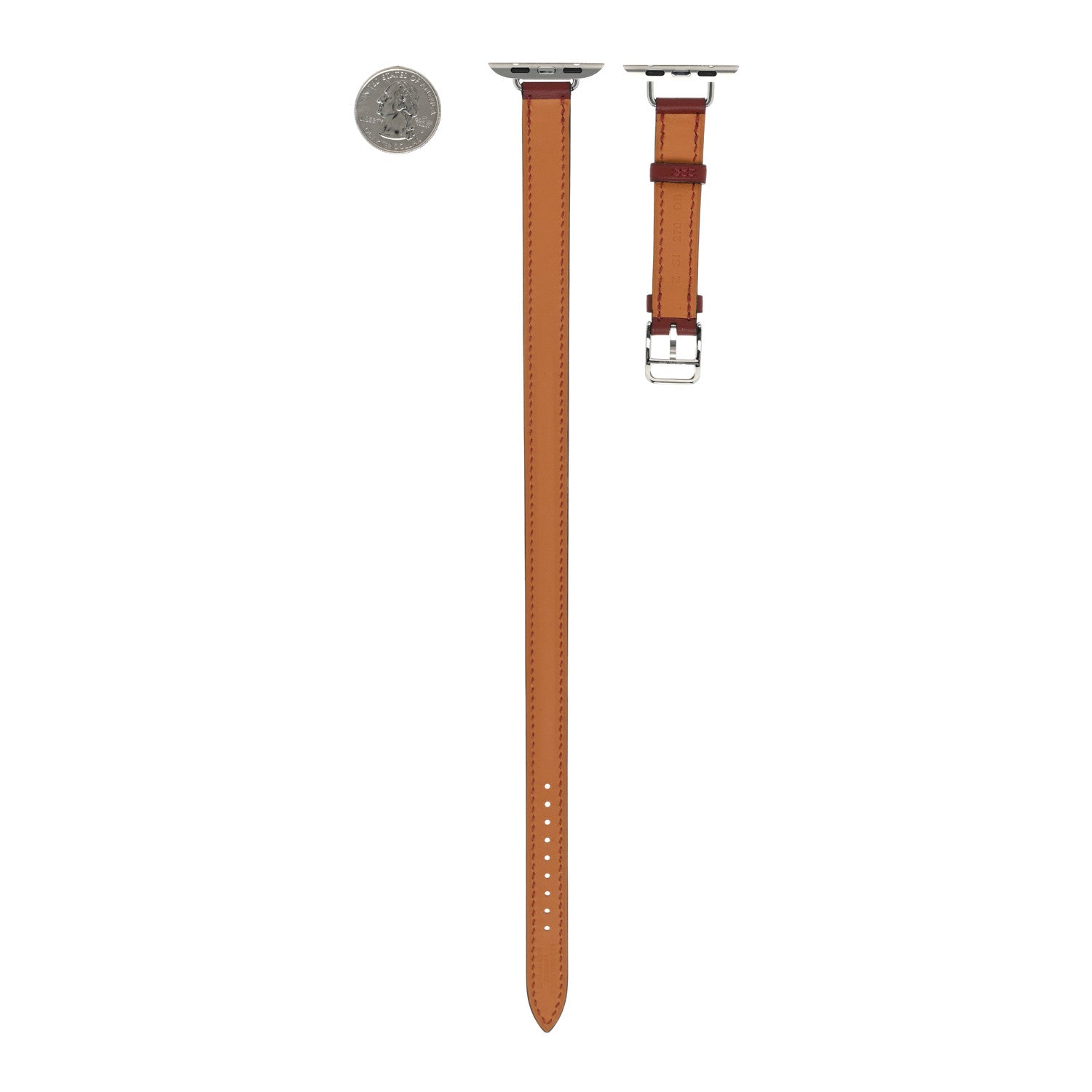 Hermes Swift 40mm Apple Watch Double Tour Band Bordeaux 2 of 5