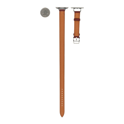 Hermes Swift 40mm Apple Watch Double Tour Band Bordeaux 2 of 5