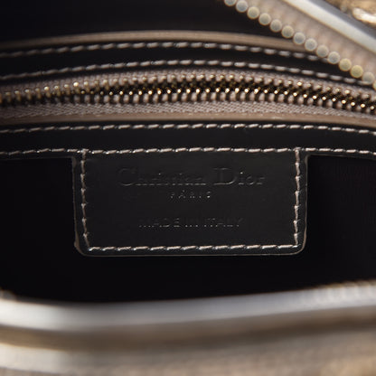 Christian Dior Metallic Patent Micro-Cannage Gradient Medium Lady Dior Bronze Gold 6 of 10