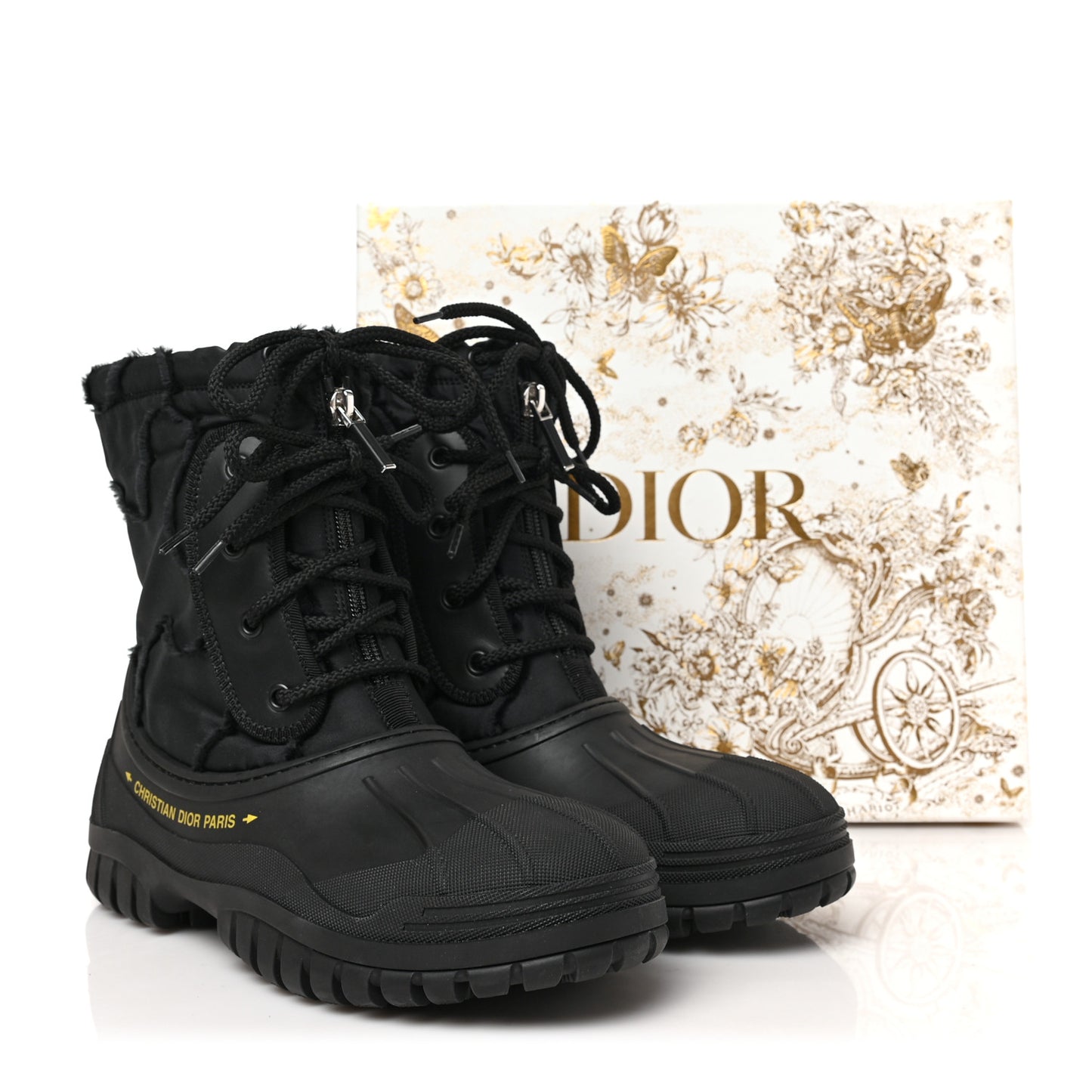 Rubber Nylon D-Venture Boots 38.5 Black