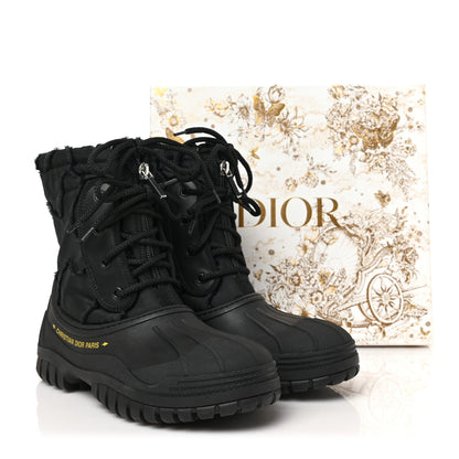 Christian Dior Rubber Nylon D-Venture Boots 38.5 Black 8 of 8