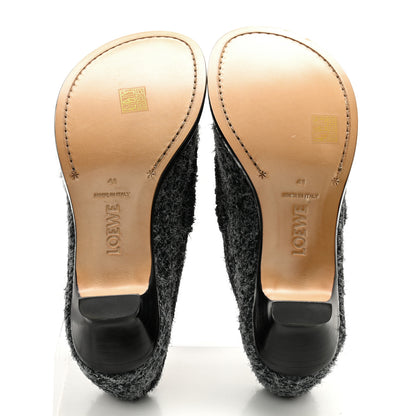 Loewe Brushed Suede Comic 90mm Loafers 39 41 Charcoal 5 of 9