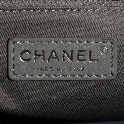 Chanel Iridescent Calfskin Coco Daily Large Flap Blue 6 of 7
