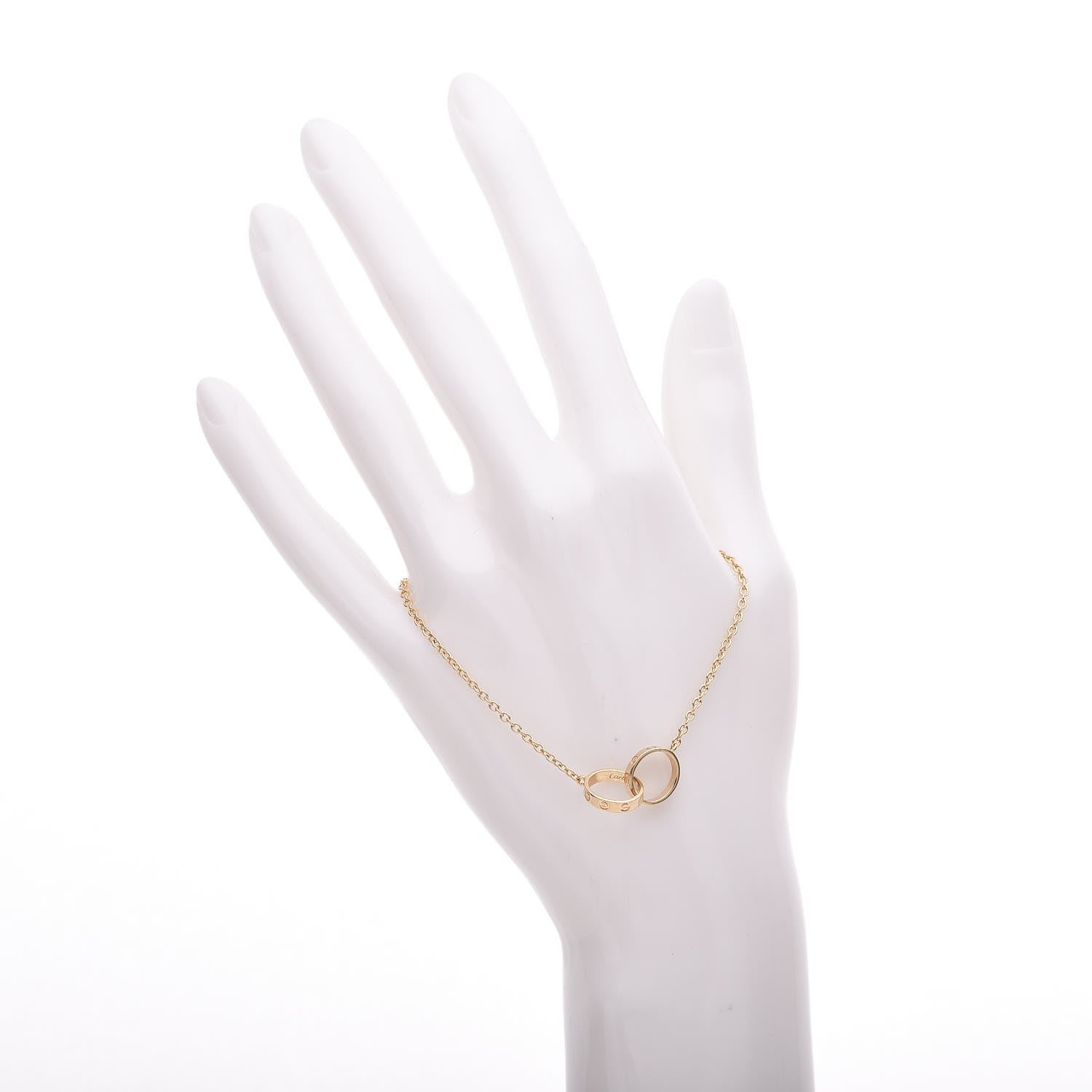 Cartier 18K Yellow Gold Interlocking LOVE Bracelet 2 of 5