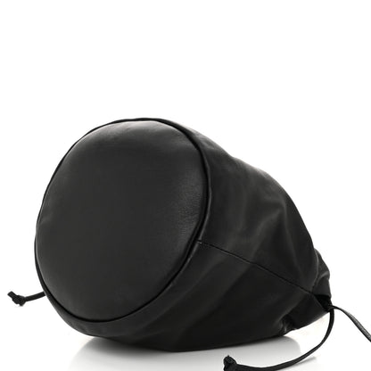 Khaite Smooth Calfskin Aria Bucket Bag Black 9 of 9