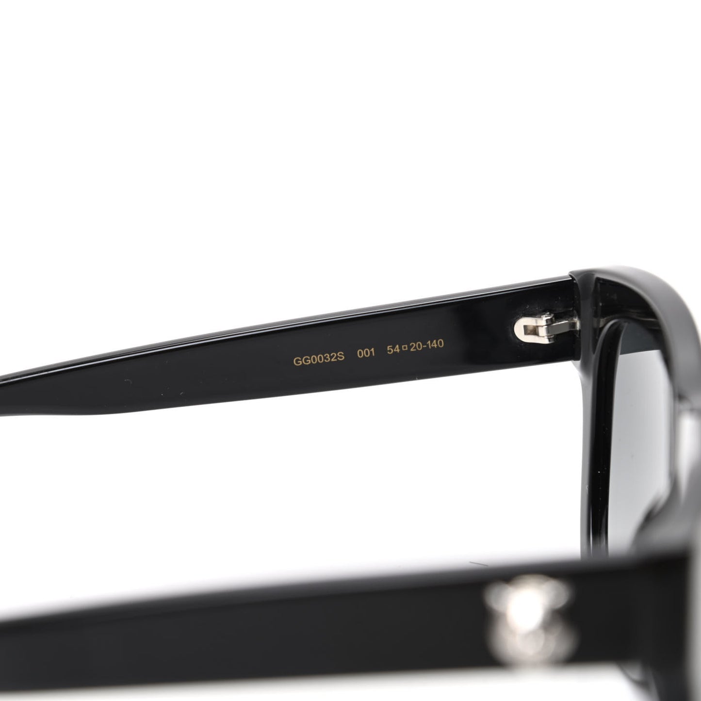 Acetate Square Frame Sunglasses GG0032S Black