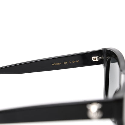 Gucci Acetate Square Frame Sunglasses GG0032S Black 6 of 8