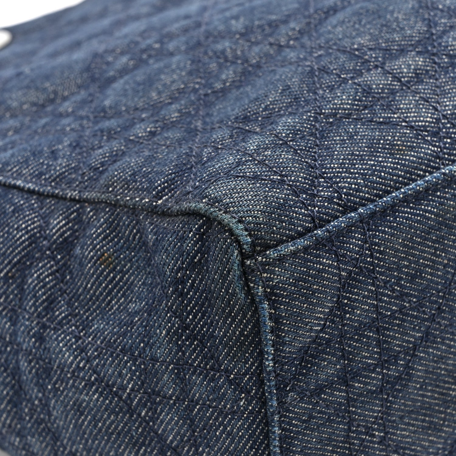 Christian Dior Denim Cannage Large Lady Dior Blue 13 of 18