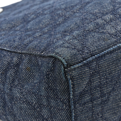 Christian Dior Denim Cannage Large Lady Dior Blue 13 of 18