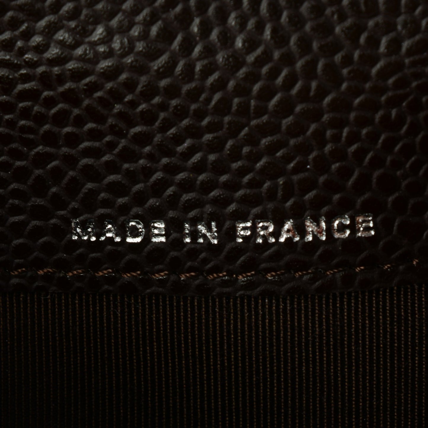 Caviar Quilted Notebook Agenda Cover Brown