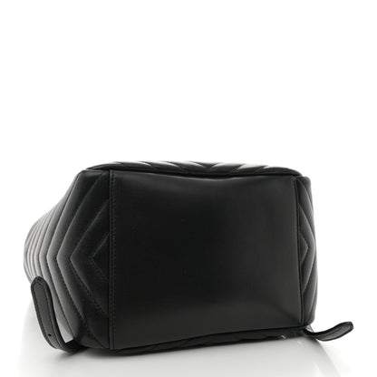 Saint Laurent Lambskin Matelasse Monogram Joe Backpack Black 4 of 11