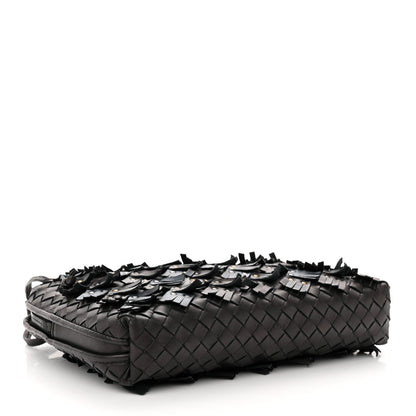 Bottega Veneta BOTTEGA VENETA Nappa Intrecciato Fringe Studded Nodini Crossbody Messenger Multicolor 4 of 12
