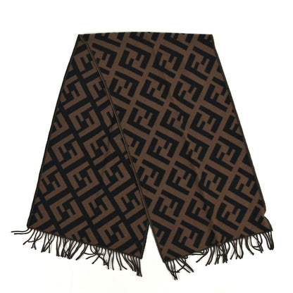 Fendi Cashmere FF Shawl Tobacco 2 of 3