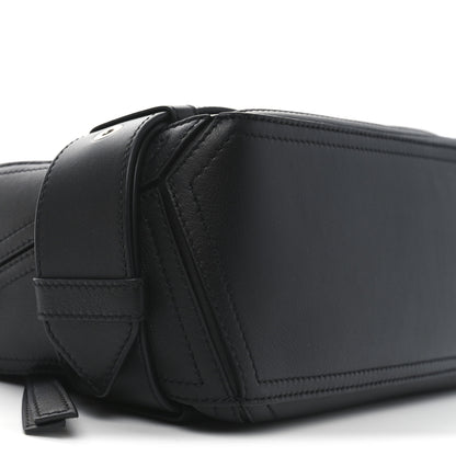 Loewe Shiny Calfskin Small Puzzle Biker Bag Black 8 of 9