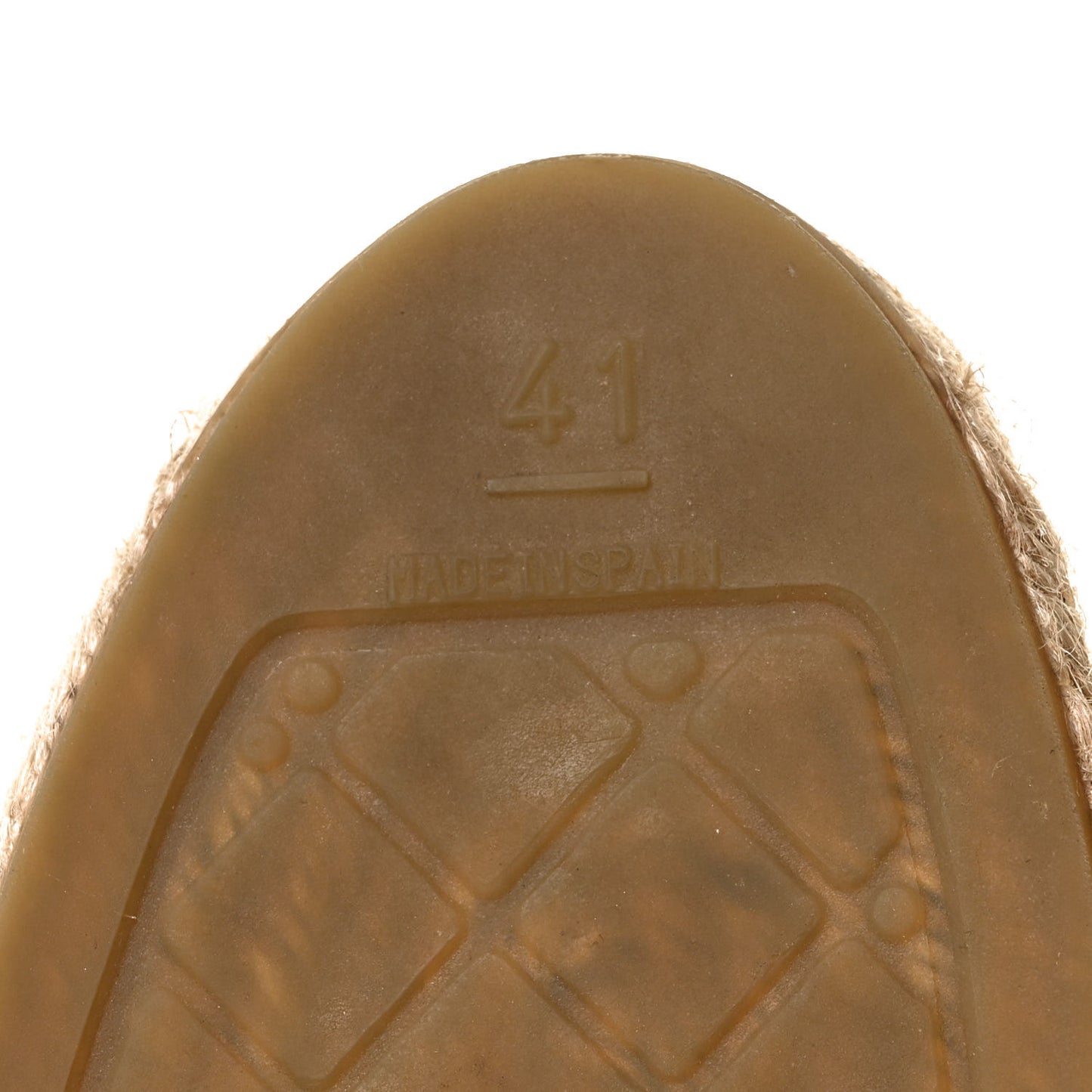 Calfskin CC Espadrille Mules 41 Dark Beige