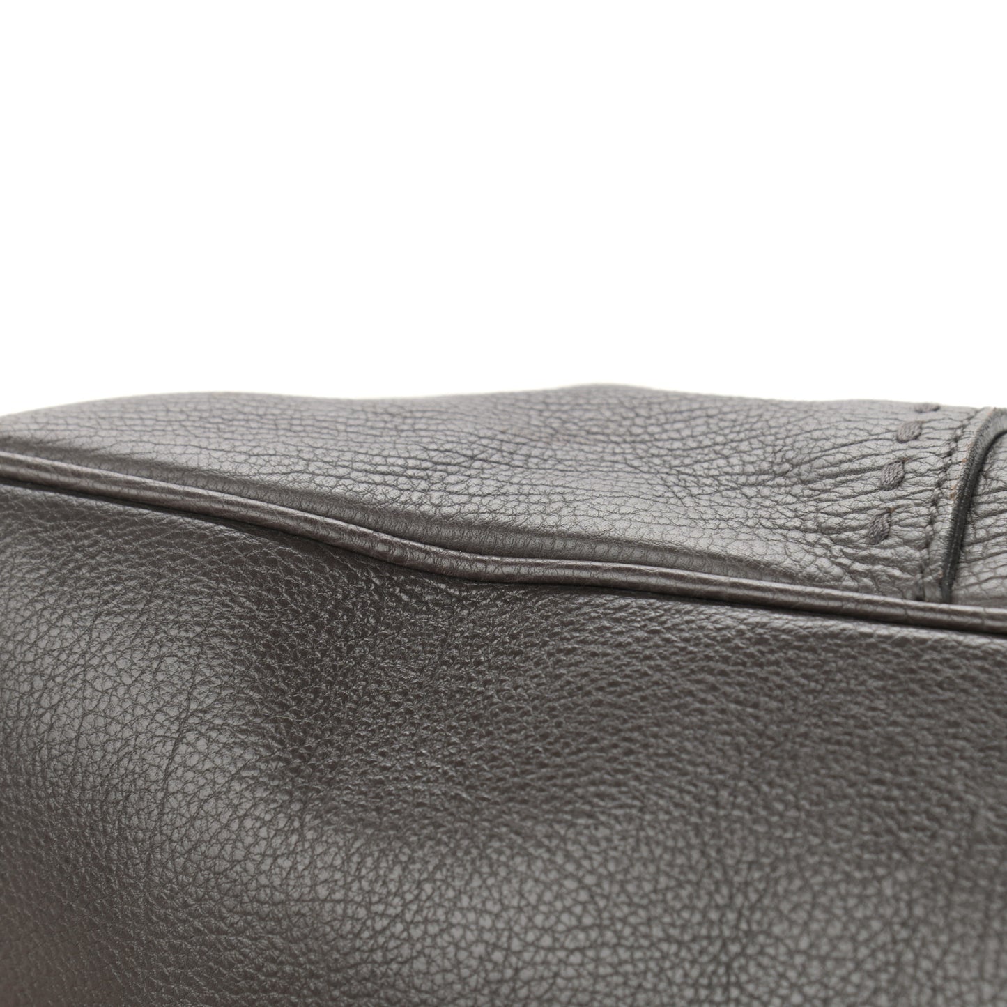 Calfskin Large Muse Dark Brown