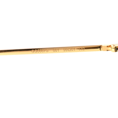 Gucci Shield Sunglasses GG0667S Black Gold 6 of 8