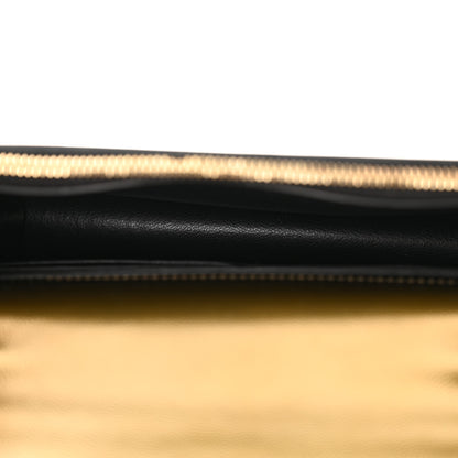 Saint Laurent Metallic Grain De Poudre Kate Monogram Tassel Chain Wallet Gold 5 of 12