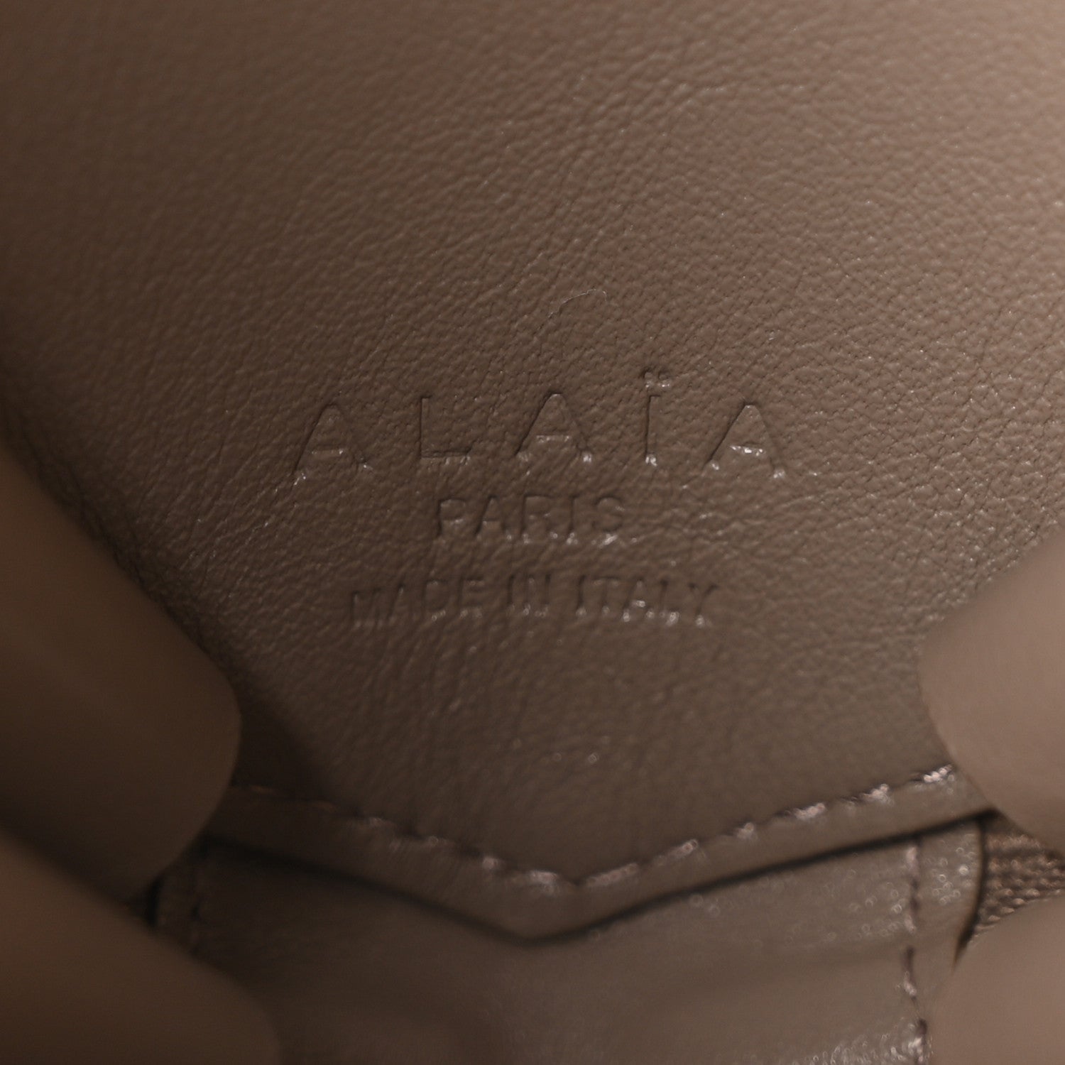 Alaia Suede Crystal Embellished Le Coeur Bag Gris Taupe 6 of 9