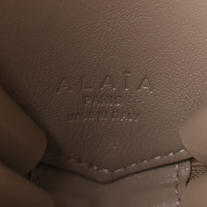 Alaia Suede Crystal Embellished Le Coeur Bag Gris Taupe 6 of 9