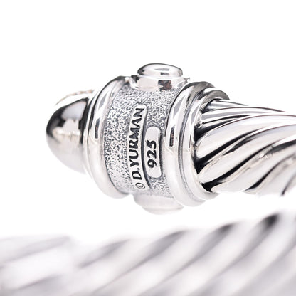 David Yurman Sterling Silver Diamond 10mm Renaissance Bracelet 6 of 6