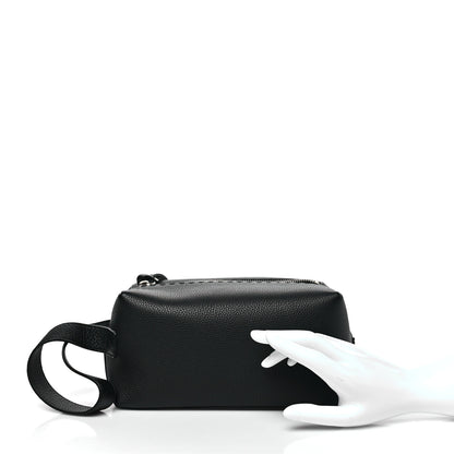 Fendi Cuoio Romano Selleria Toiletry Case Black 2 of 8