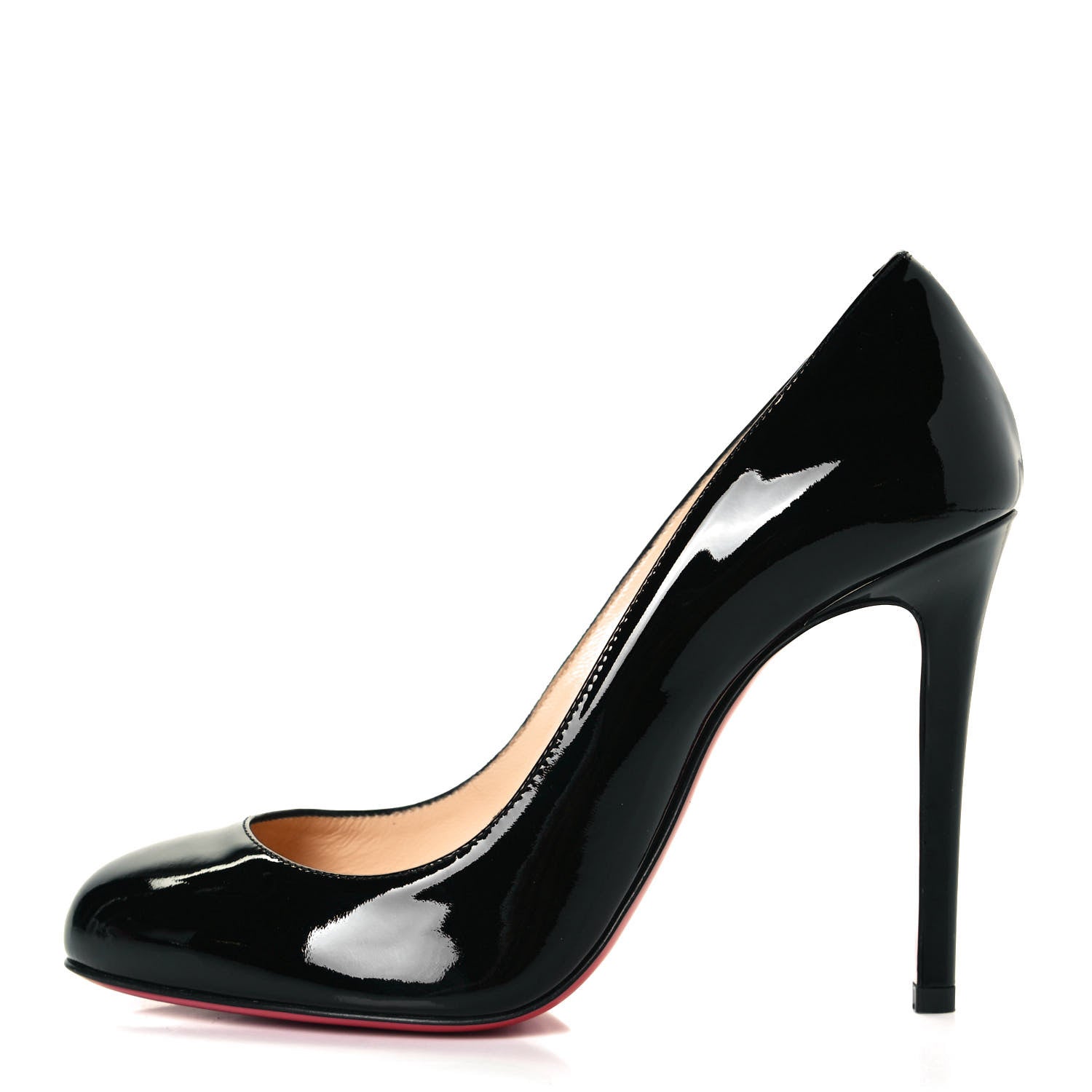 Christian Louboutin Patent Fifille 100 Pumps 37.5 Black 1 of 10