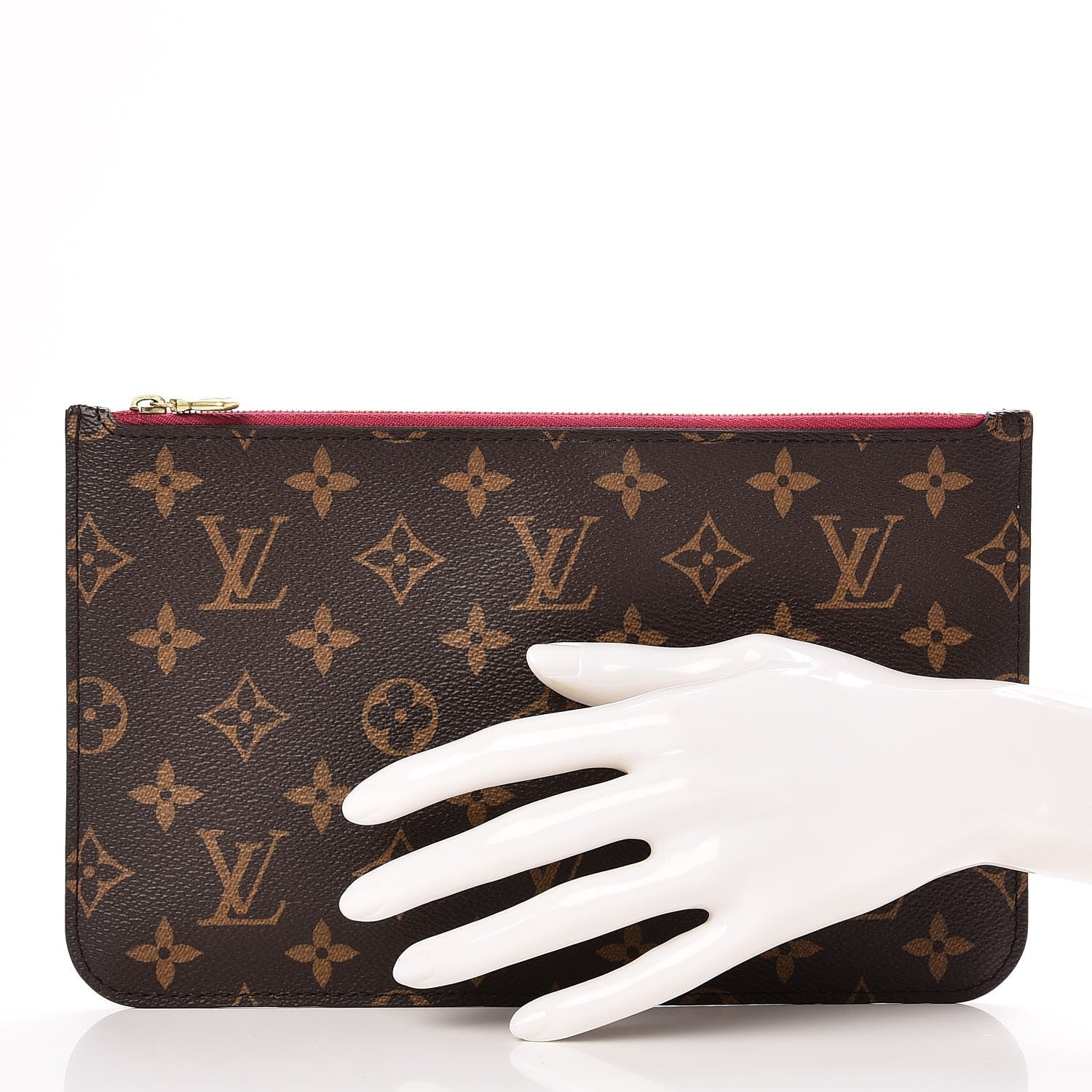 Louis Vuitton Monogram Neverfull MM GM Pochette Pivoine 2 of 8
