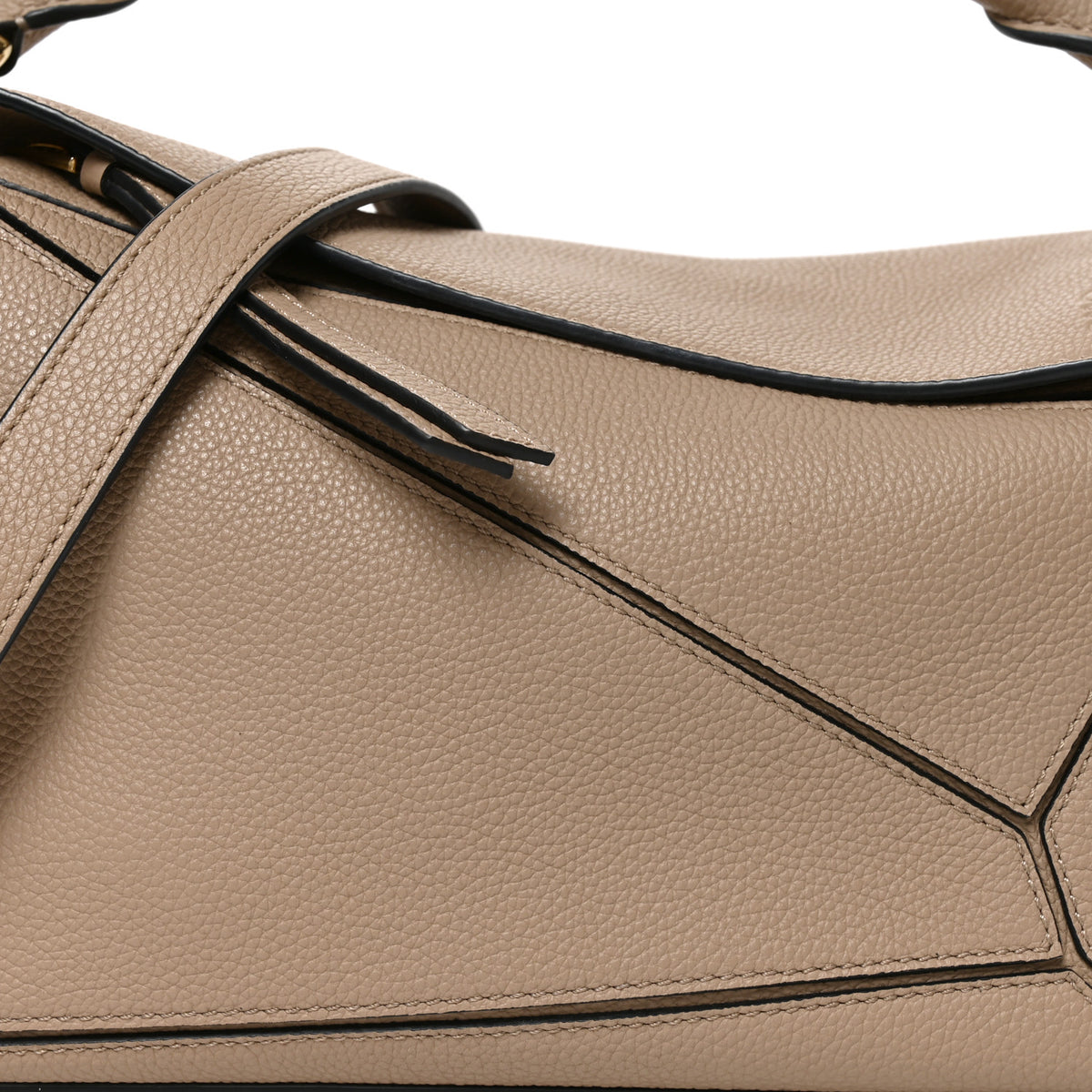 Loewe Grained Calfskin Small Puzzle Bag Sand 7 of 9