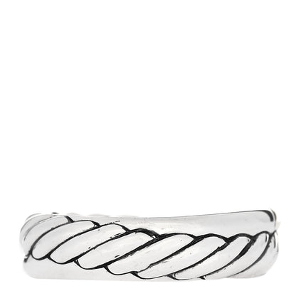 David Yurman Sterling Silver 18K Yellow Gold Narrow Crossover Ring 48 4.5 3 of 5
