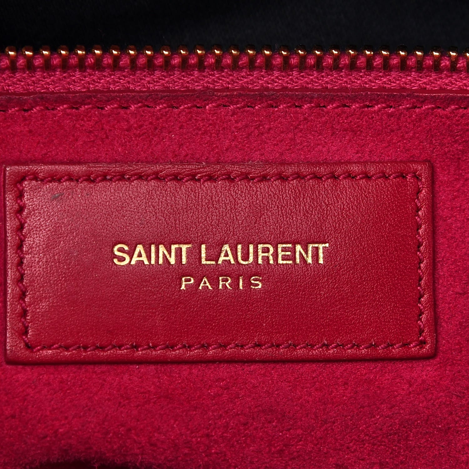 Saint Laurent Calfskin Classic Duffle 6 Fuchsia 6 of 12