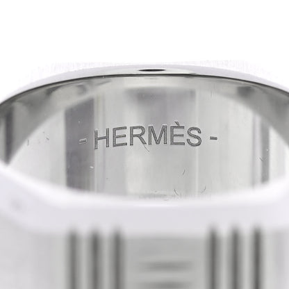 Hermes Stainless Steel Toolbox Ring 60 4 of 5