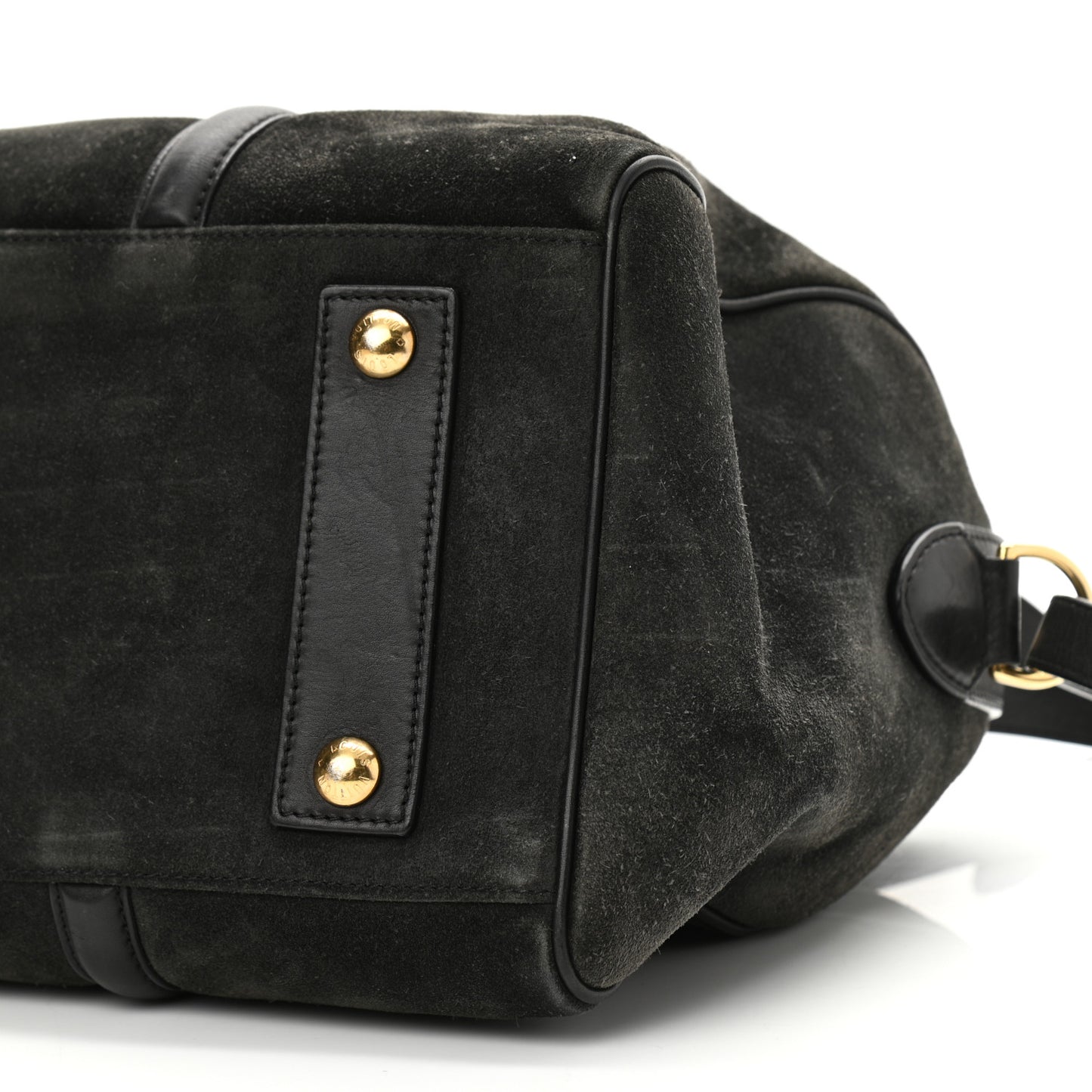 Suede Calfskin SC Bag MM Asphalt