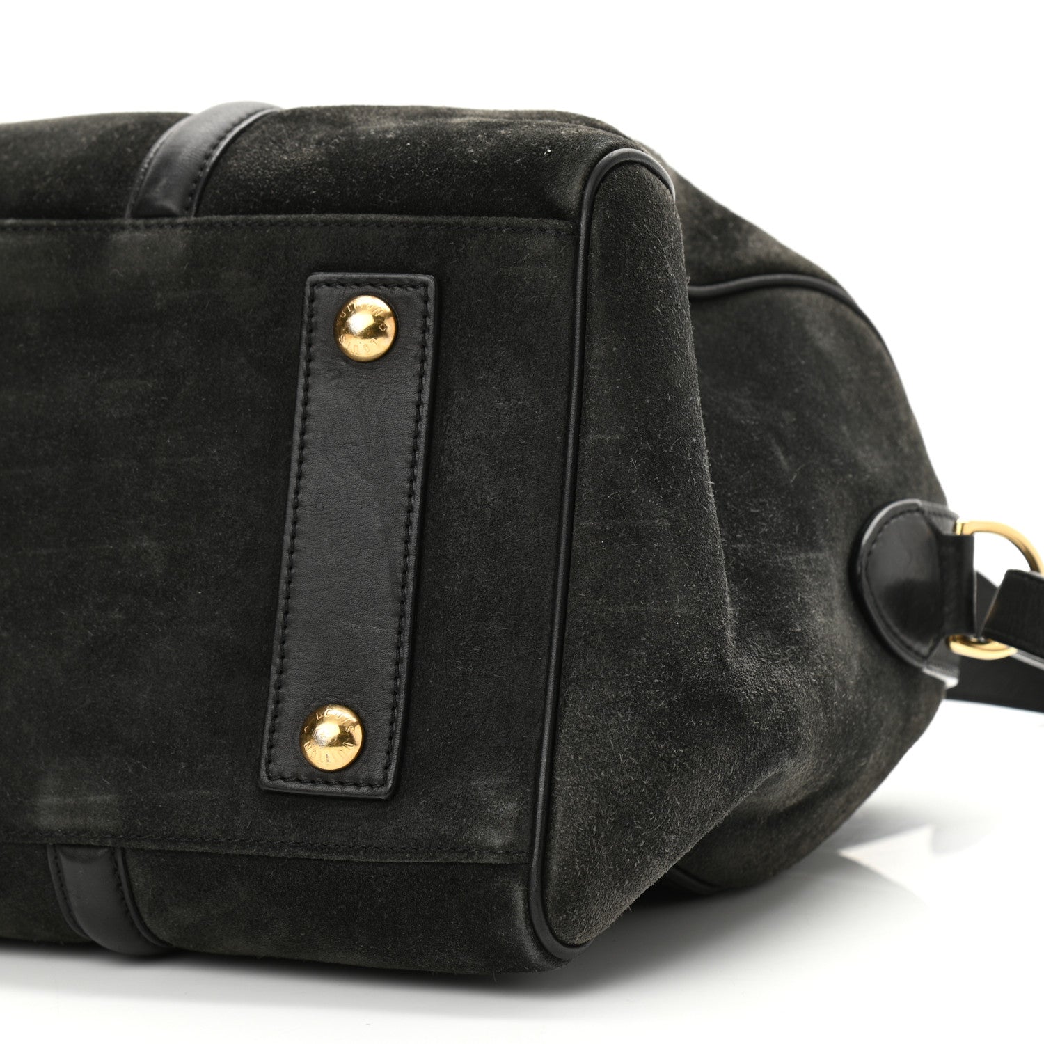 Louis Vuitton Suede Calfskin SC Bag MM Asphalt 10 of 12