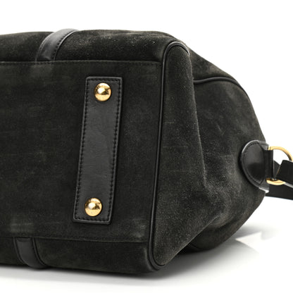 Louis Vuitton Suede Calfskin SC Bag MM Asphalt 10 of 12