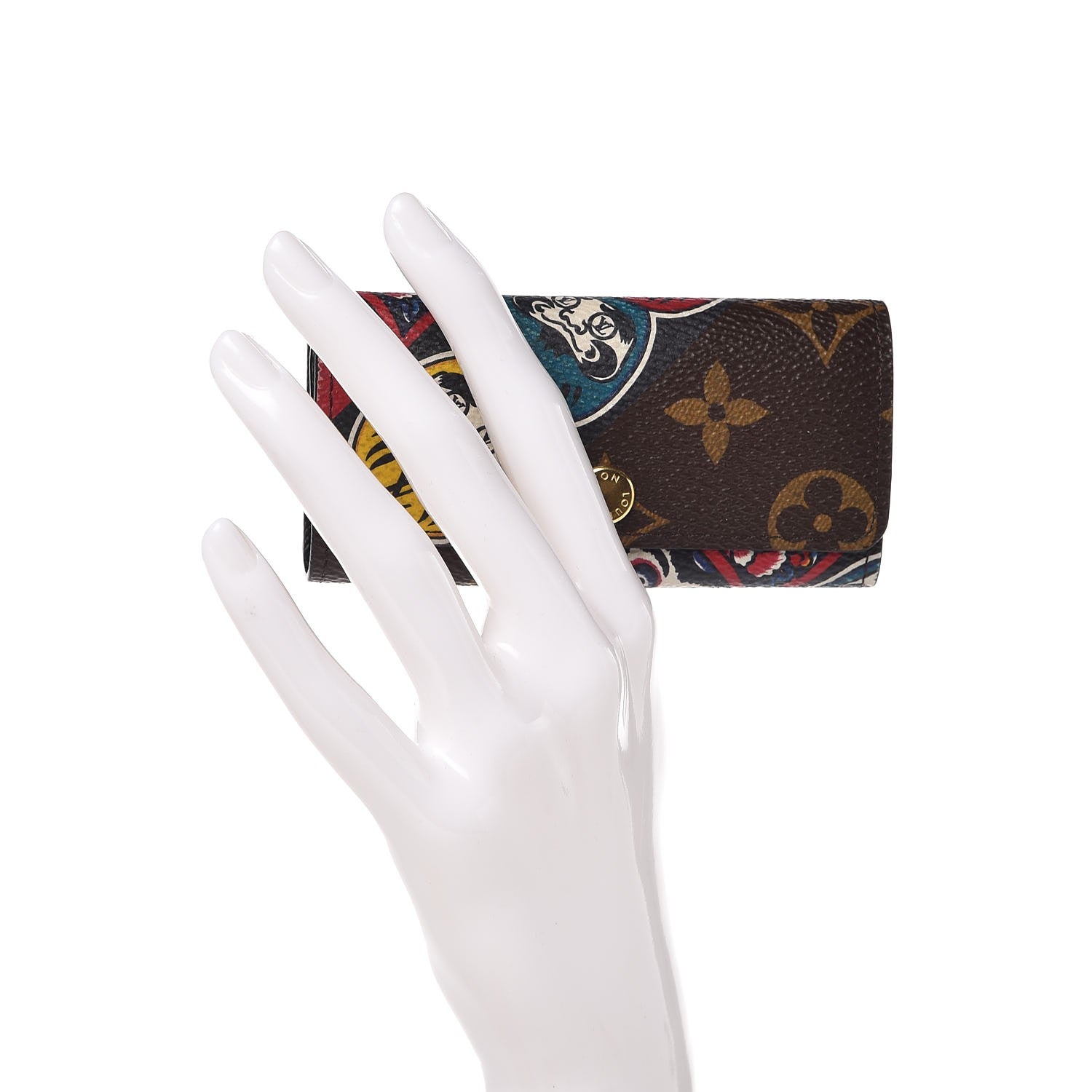 Louis Vuitton Monogram Kabuki 4 Key Multicles Holder 2 of 7