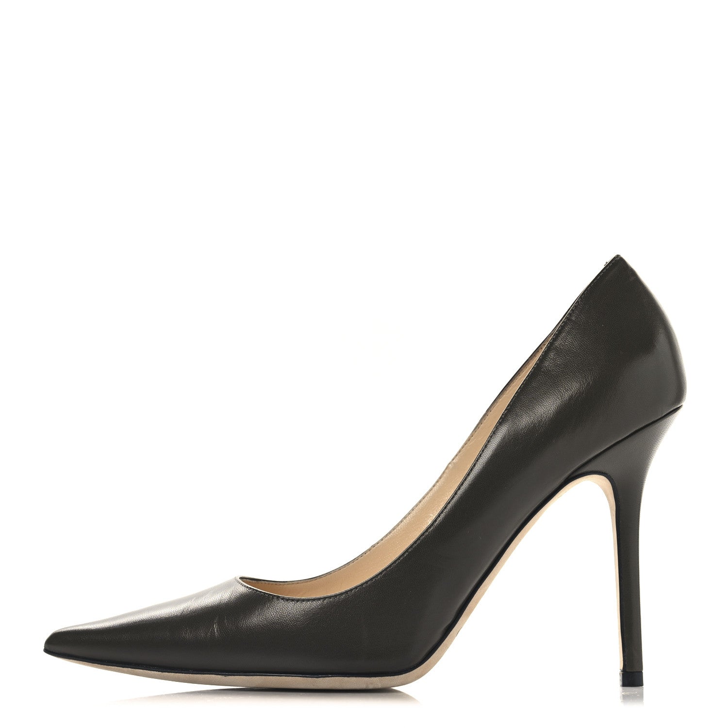 Jimmy Choo Kid Abel 100 Pumps 39.5 Light Smoke 1 of 10