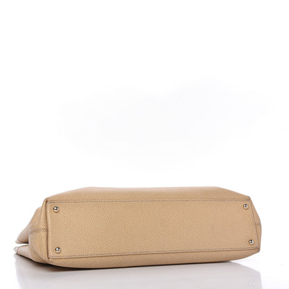 Chanel Caviar CC Tote Beige 4 of 11